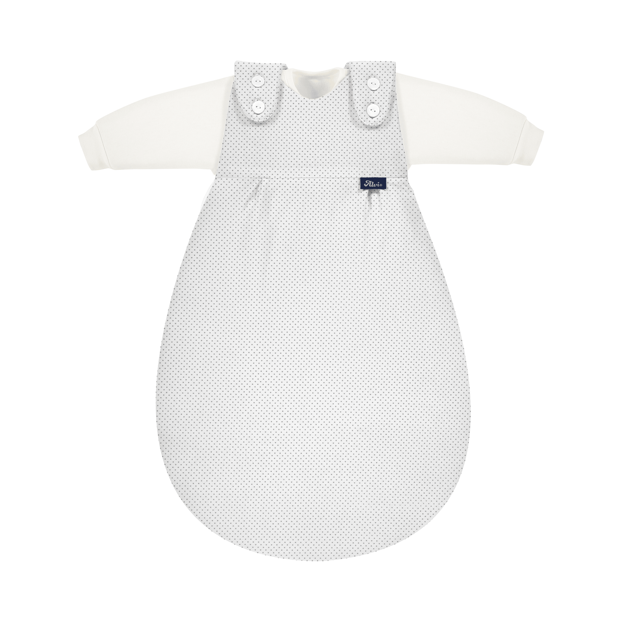 Baby-Mäxchen Dots Gr. 56/62 Alvi Weiß 2000587320407 1