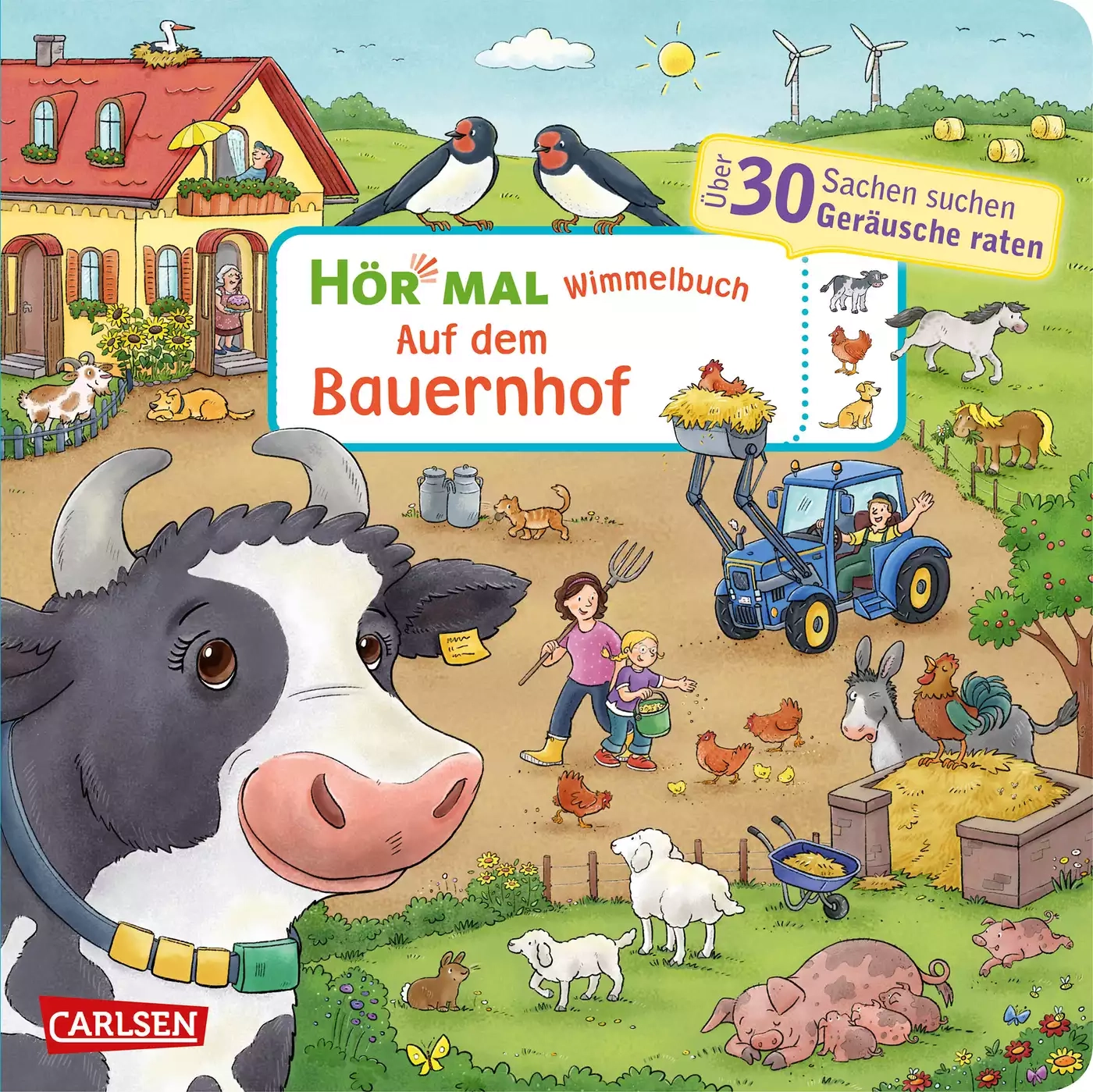Hör mal: Wimmelbuch: Auf dem Bauernhof CARLSEN Mehrfarbig 2000582211304 3