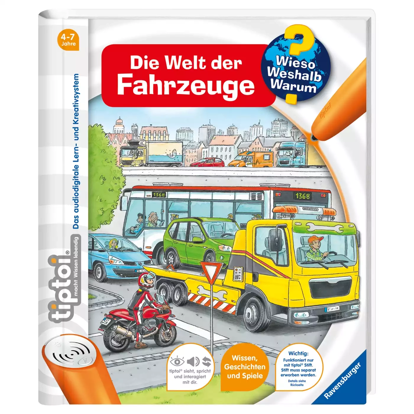 tiptoi® Die Welt der Fahrzeuge Ravensburger Mehrfarbig 2000578545109 3