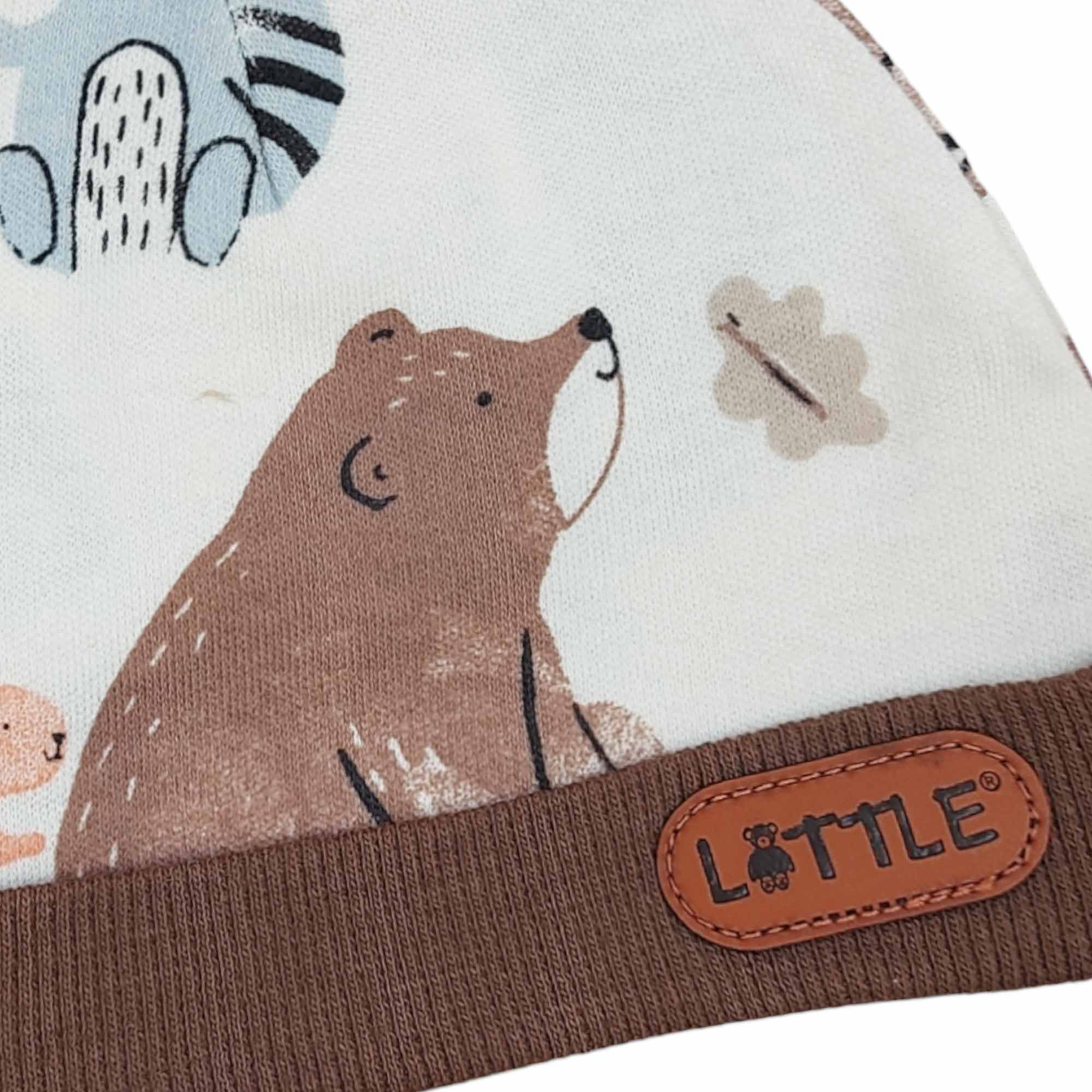 Mütze Waldtiere LITTLE Beige 2007586915306 2