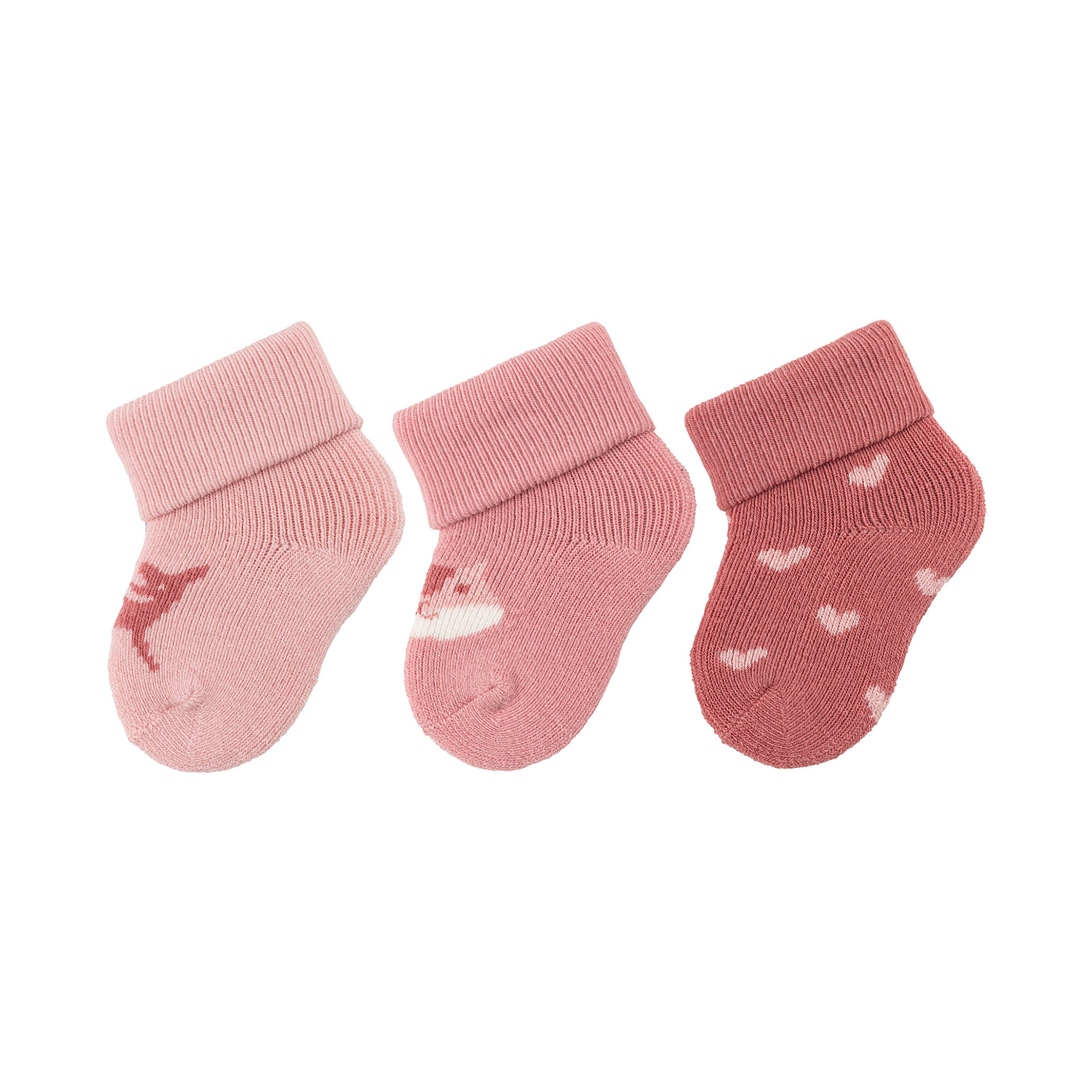 Erstlingssocken 3er Pack Rehkitz Sterntaler Rosa 2000587201102 1