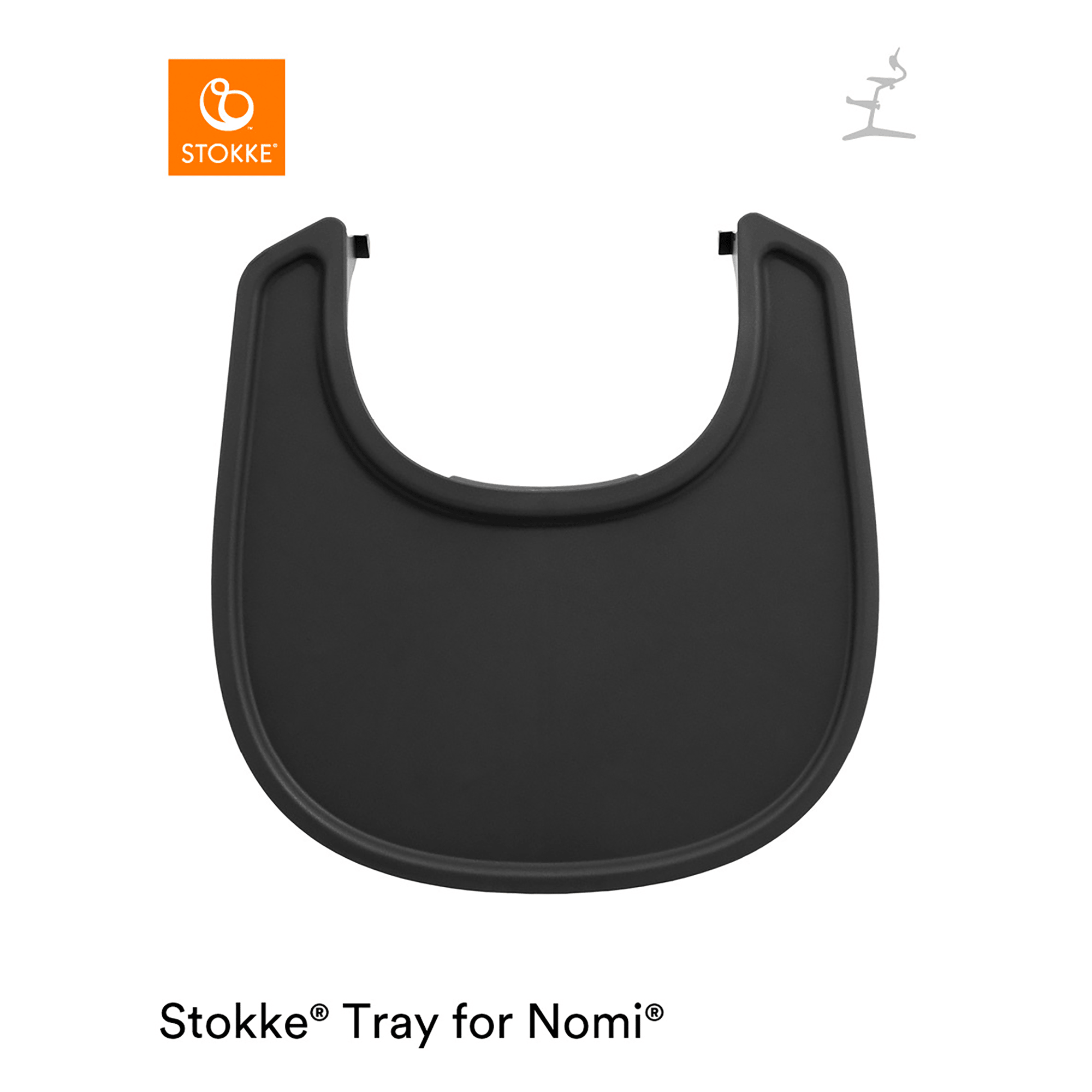 Nomi® Tray Black STOKKE Schwarz 2000584234400 2