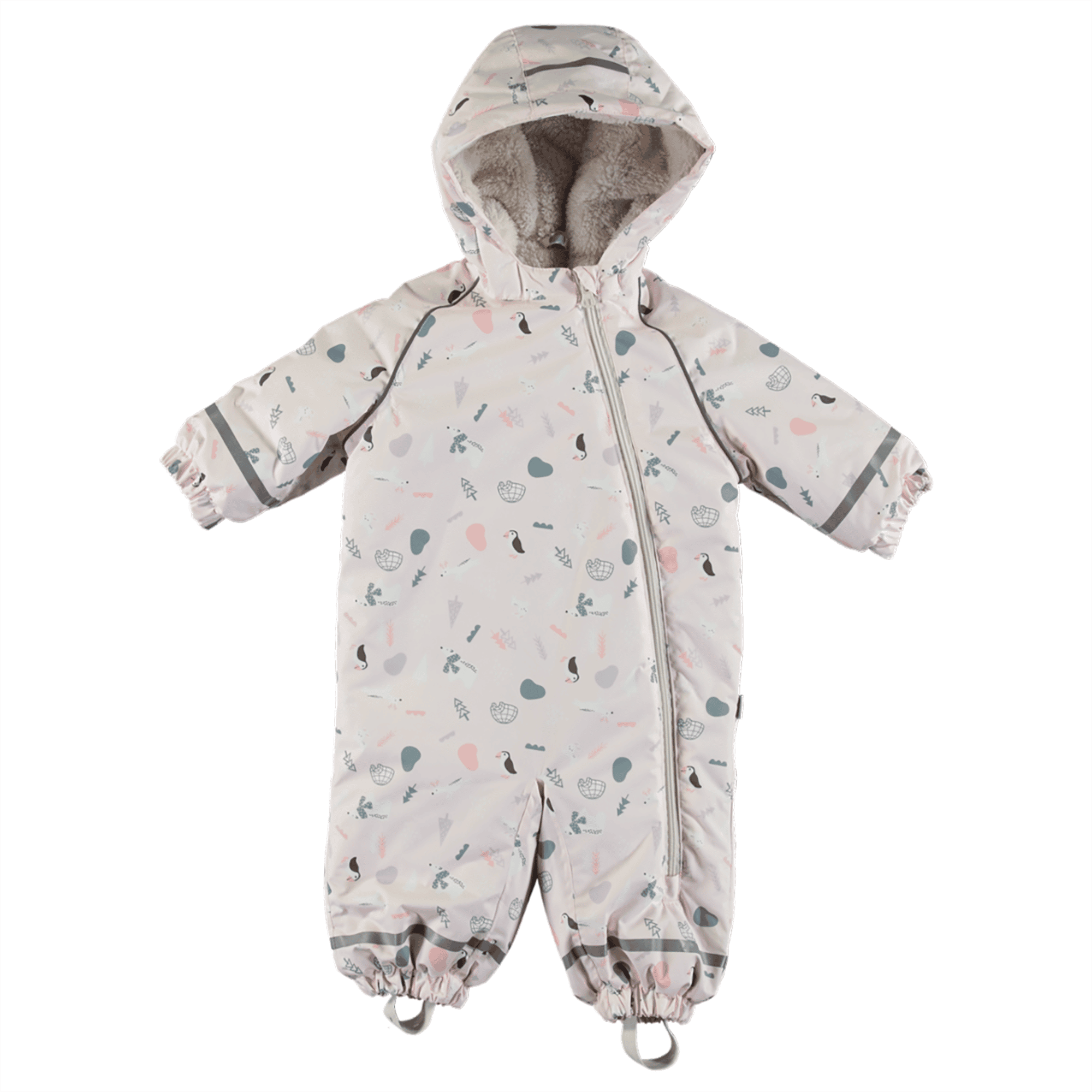 Schneeoverall Wintertiere LITTLE ONE Rosa M2000587055507 1