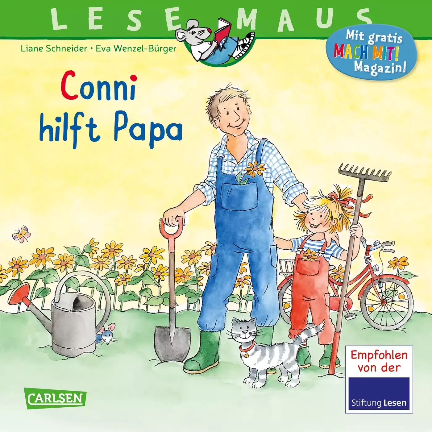 Lesemaus Conni hilft Papa CARLSEN Mehrfarbig 2000579058837 1