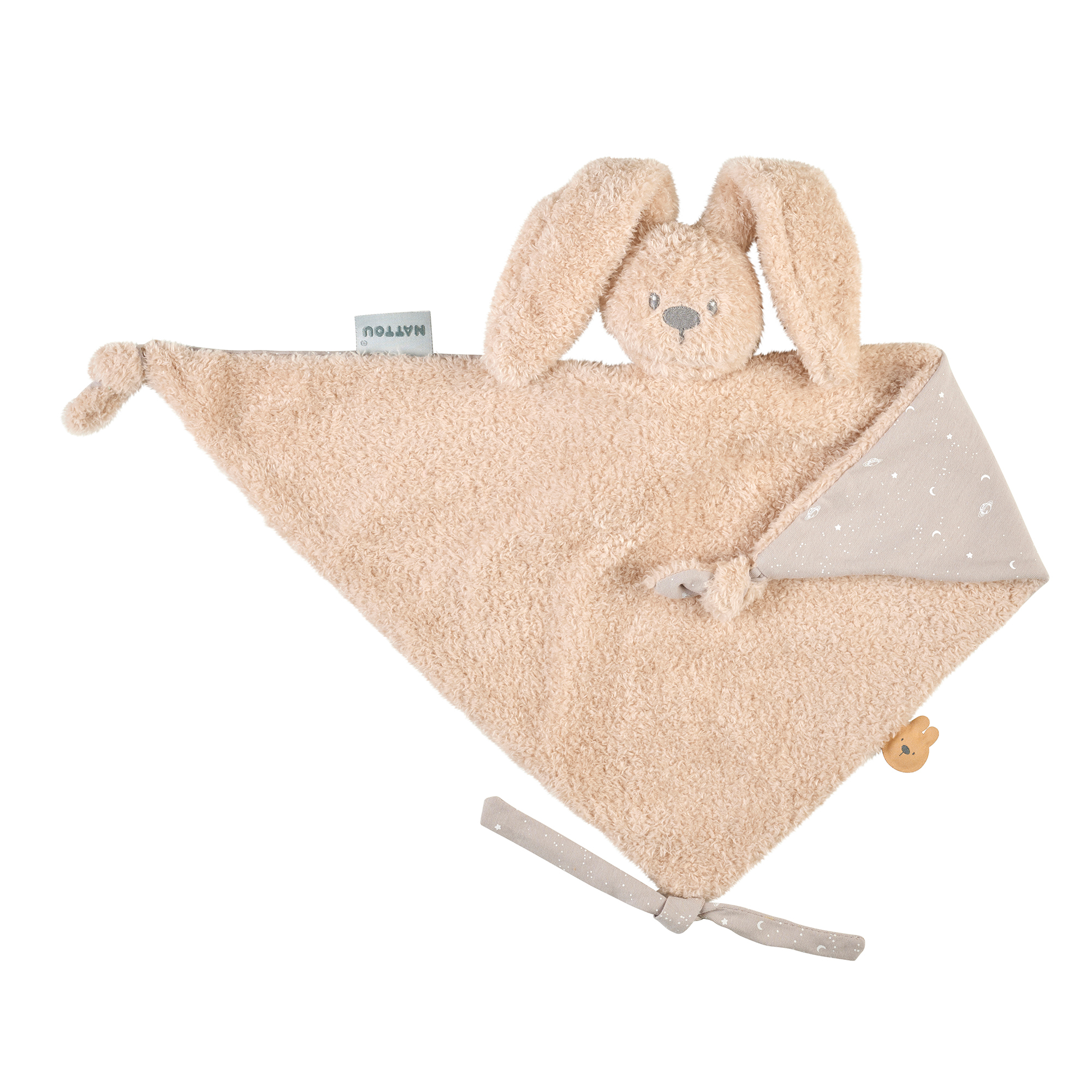 Maxi-Kuscheltuch Lapidou Hase Nattou Braun 2000586753008 1