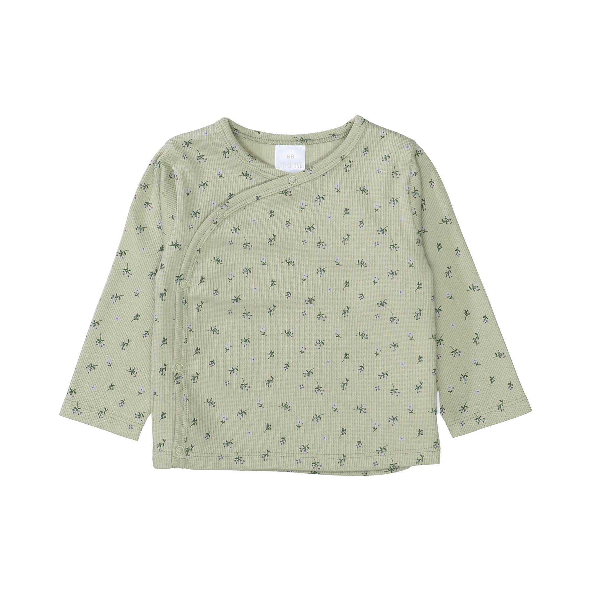 Wickelshirt Blumen LITTLE ONE Oliv M2000587083203 1