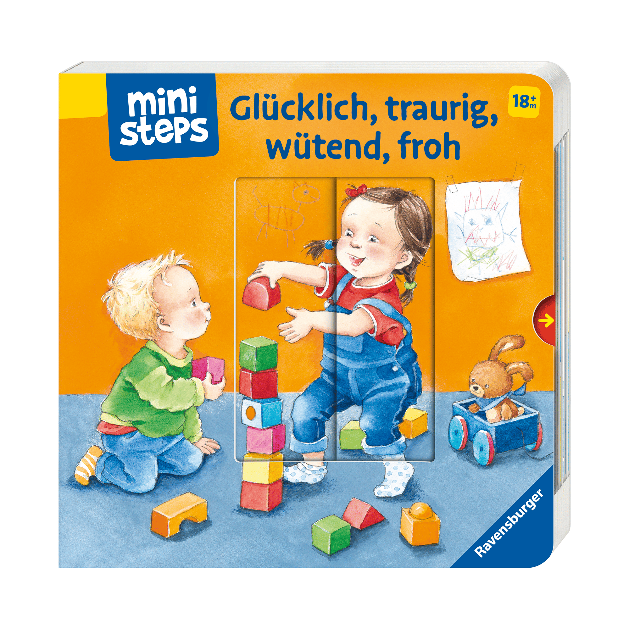 ministeps: Glücklich, traurig, wütend, froh Ravensburger mehrfarbig 2000581181202 1