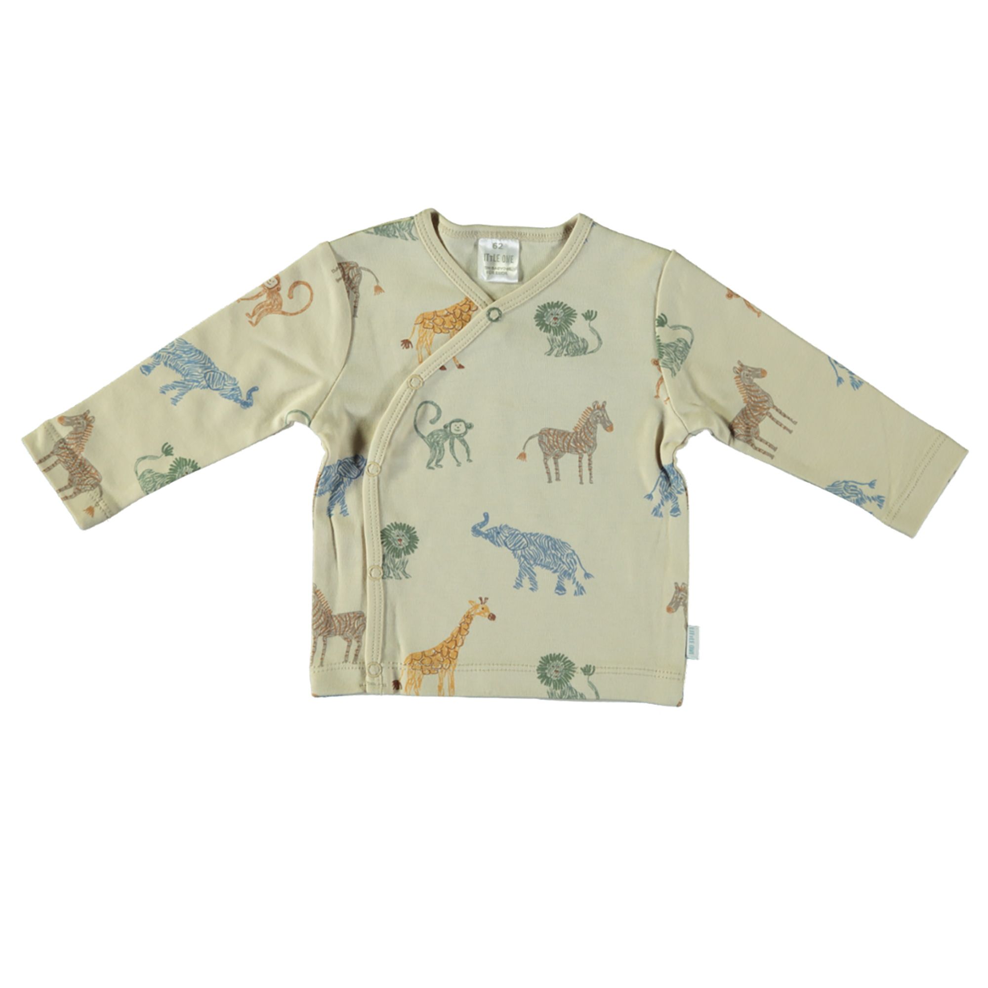 Wickelshirt Tiere LITTLE ONE Beige Hellgrün M2000587058508 1