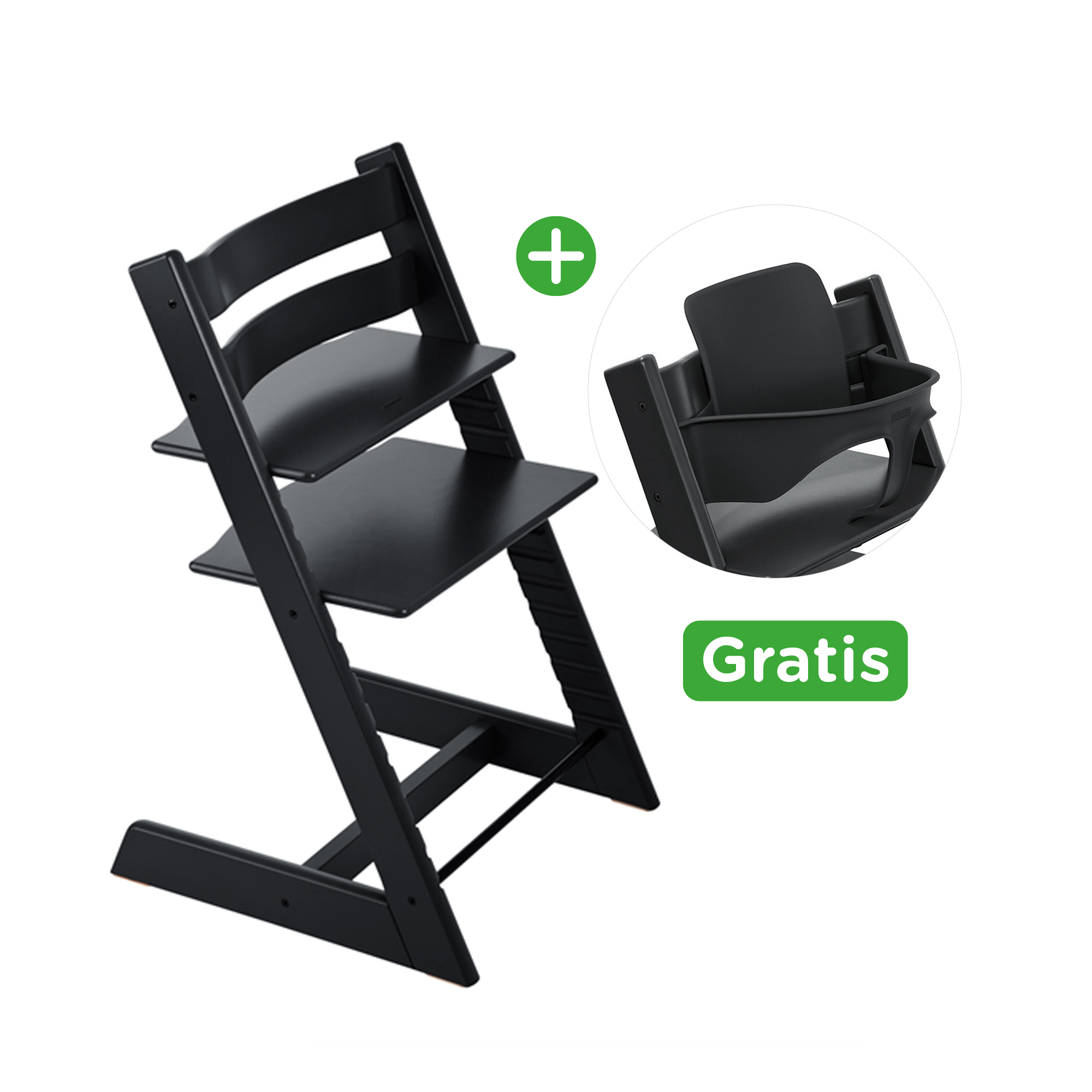 Tripp Trapp® Buche Black STOKKE Schwarz 2000000741727 1