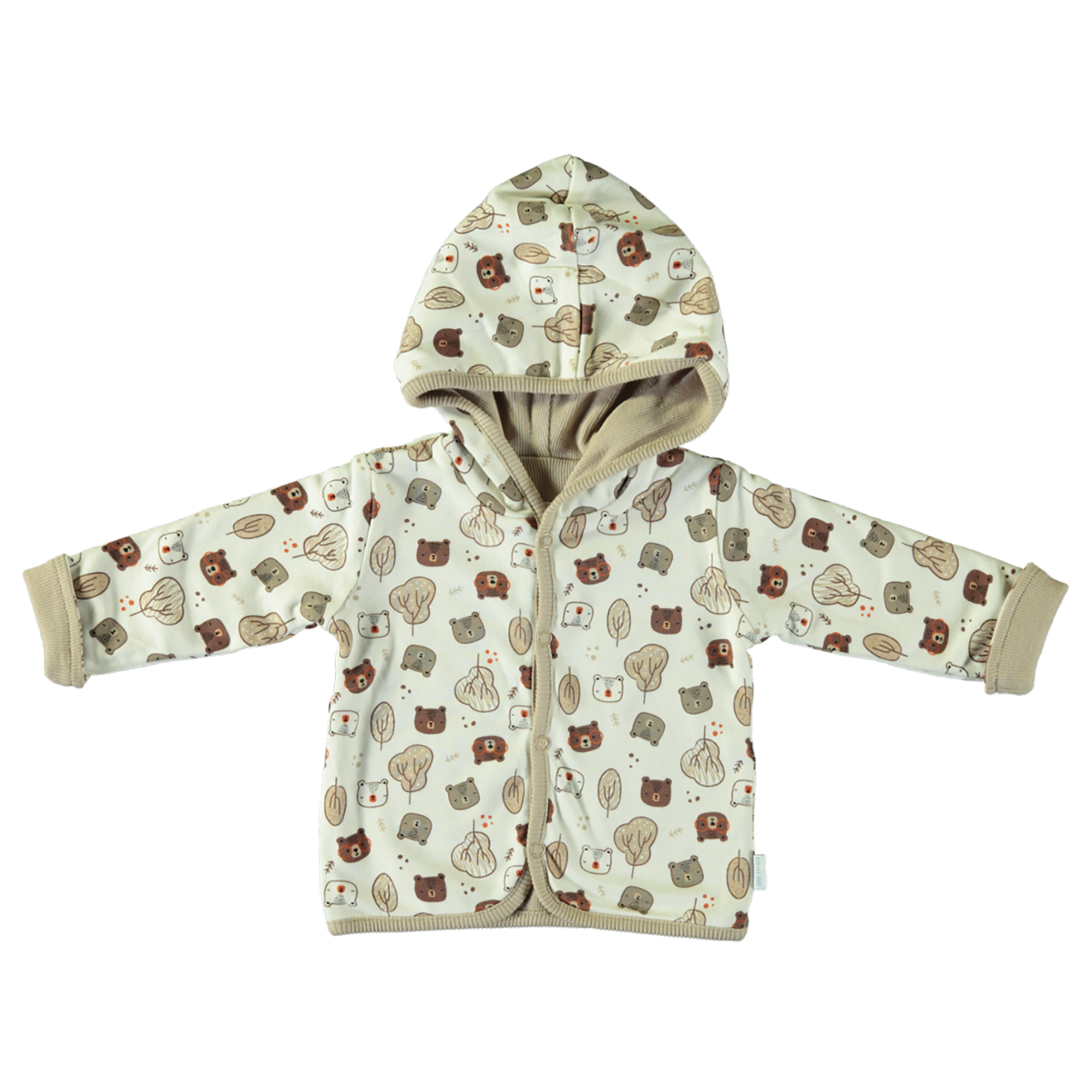 Wendejacke Bären LITTLE ONE Weiß Grün M2000587059406 1