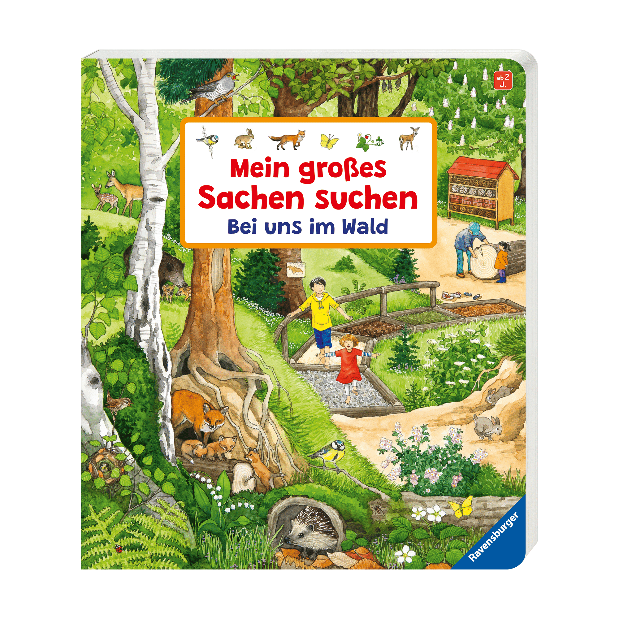 Mein großes Sachen suchen: Bei uns im Wald Ravensburger mehrfarbig 2000579935602 1