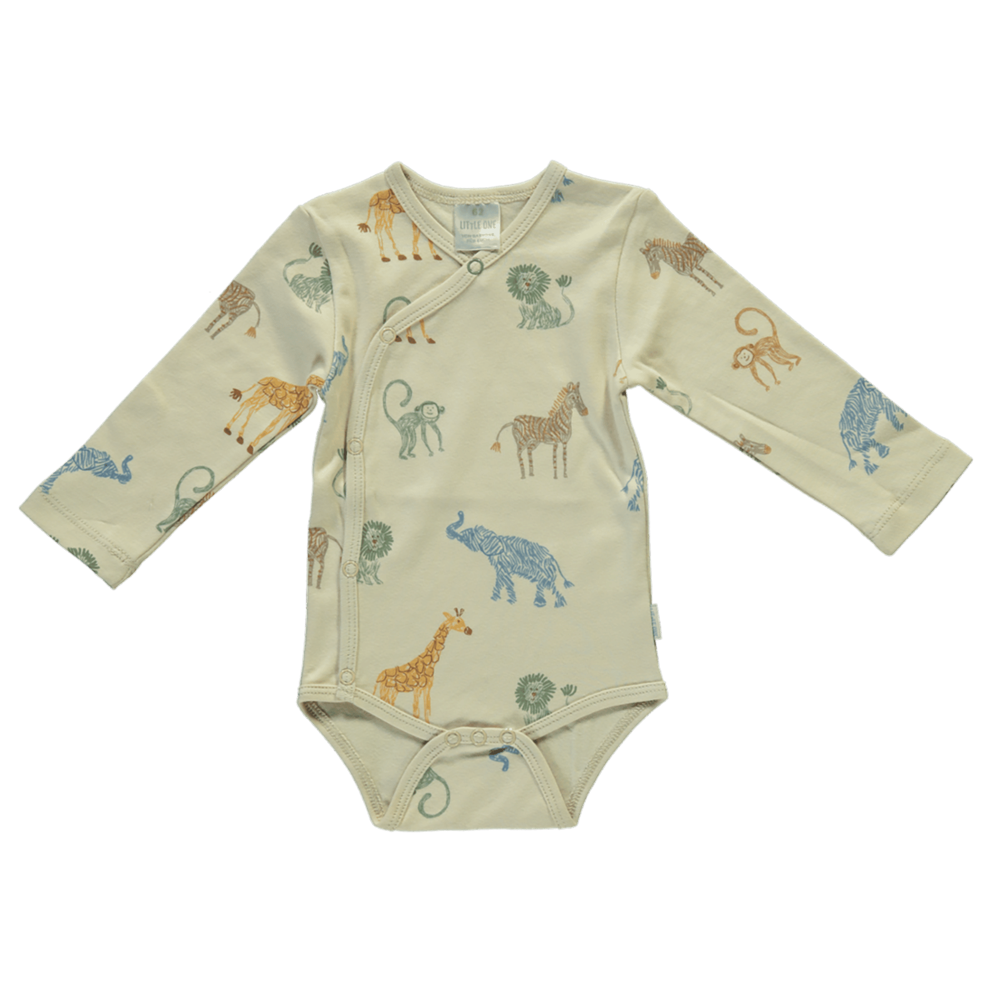 Wickelbody Tiere LITTLE ONE Hellgrün Beige M2000587057709 1