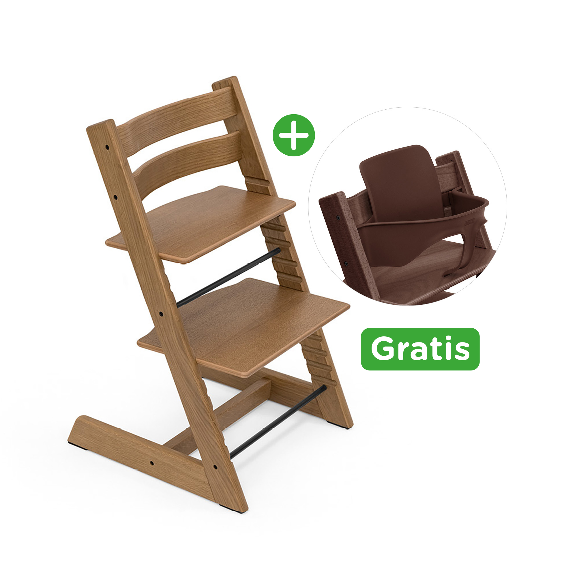 Tripp Trapp® Oak Brown STOKKE Braun 2000580171808 1