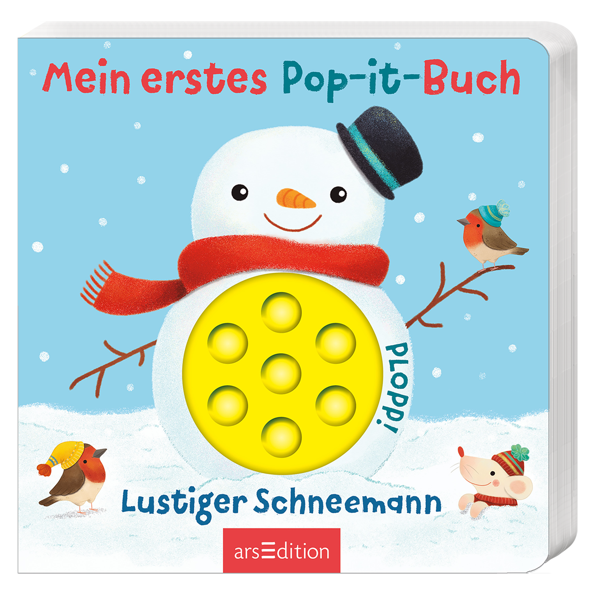 Mein erstes Pop-it-Buch – Lustiger Schneemann arsEdition Mehrfarbig 2000585736309 1