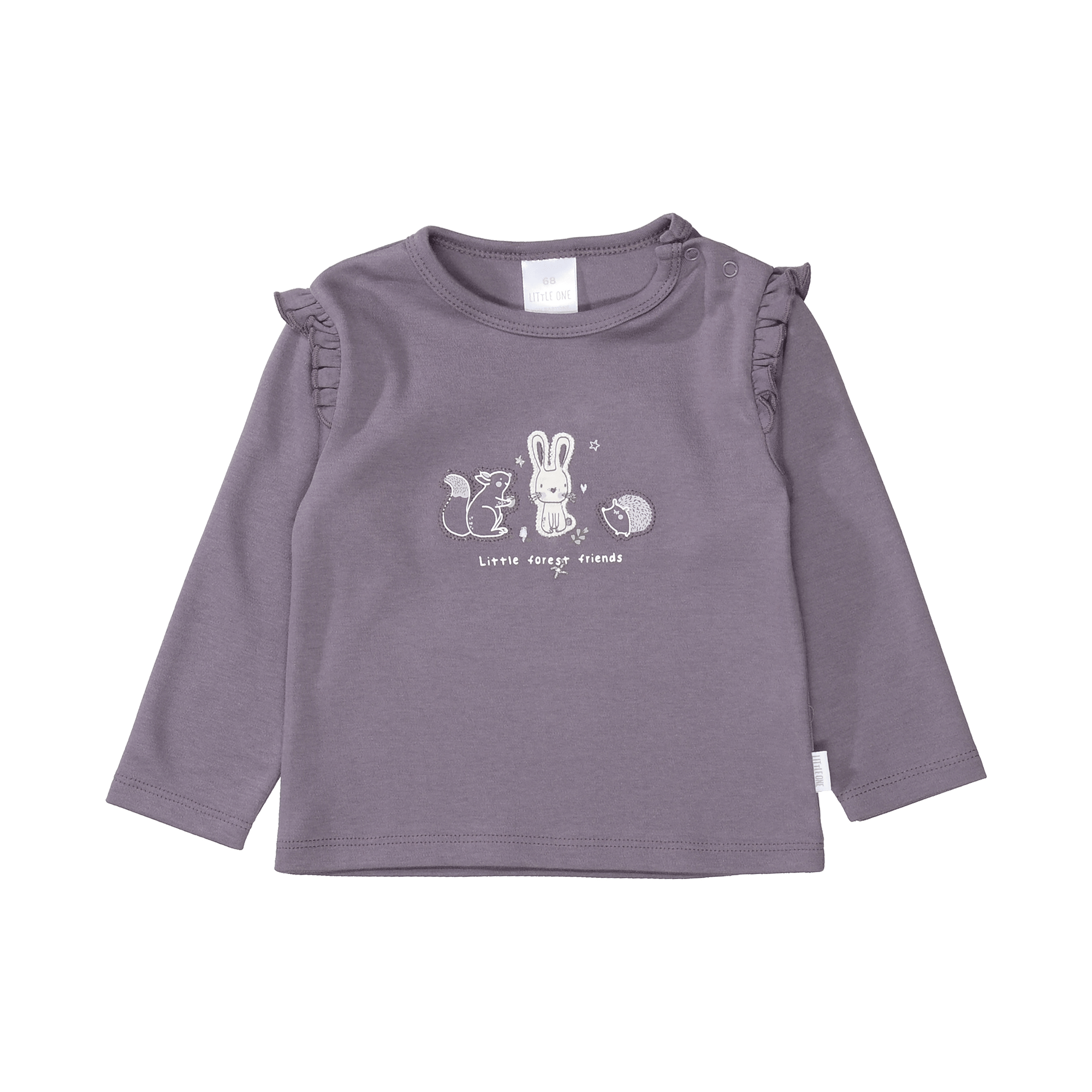 Langarmshirt Waldtiere LITTLE ONE Lila M2000587083302 1