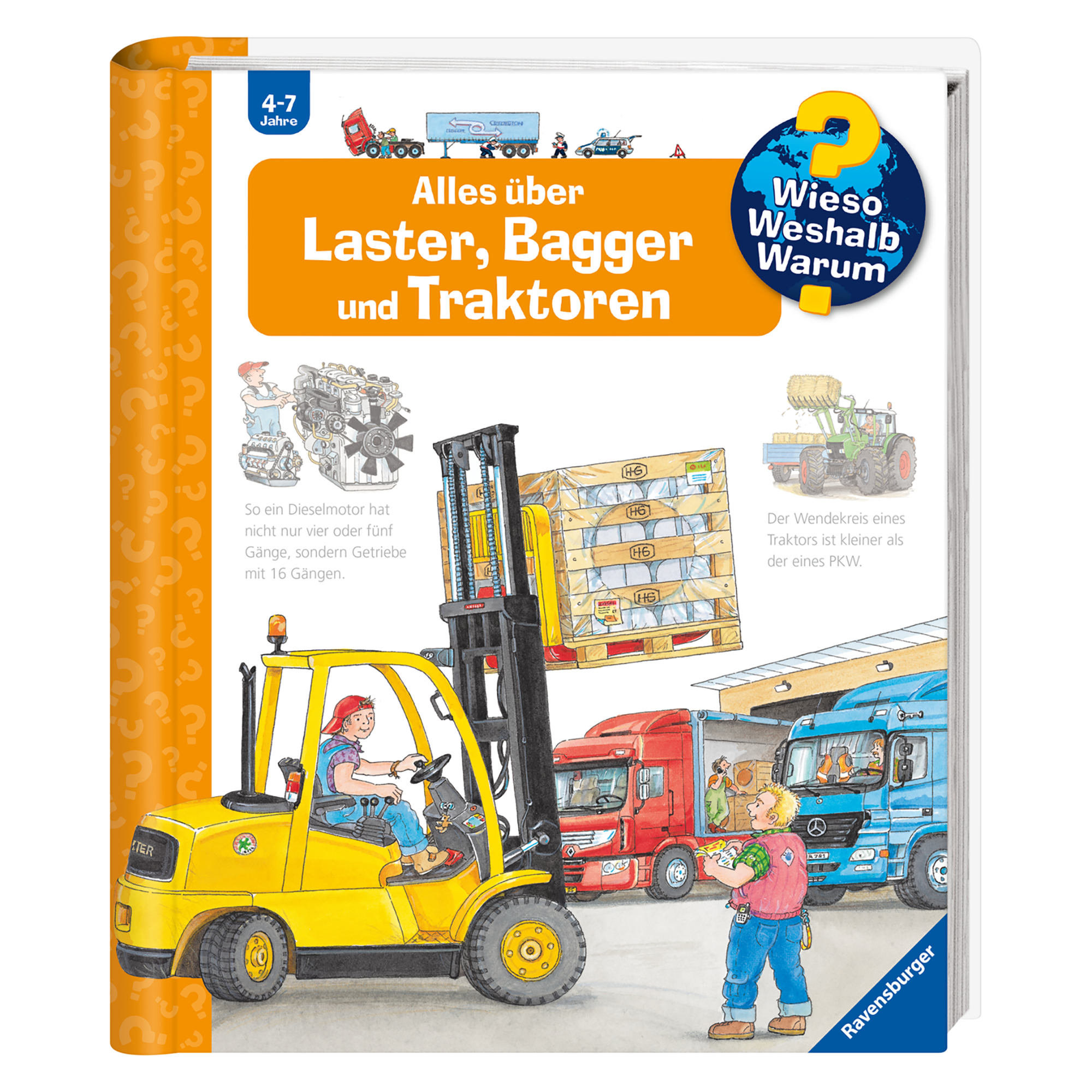 WWW Alles über Laster, Bagger und Traktoren Ravensburger Mehrfarbig 2000525688705 1