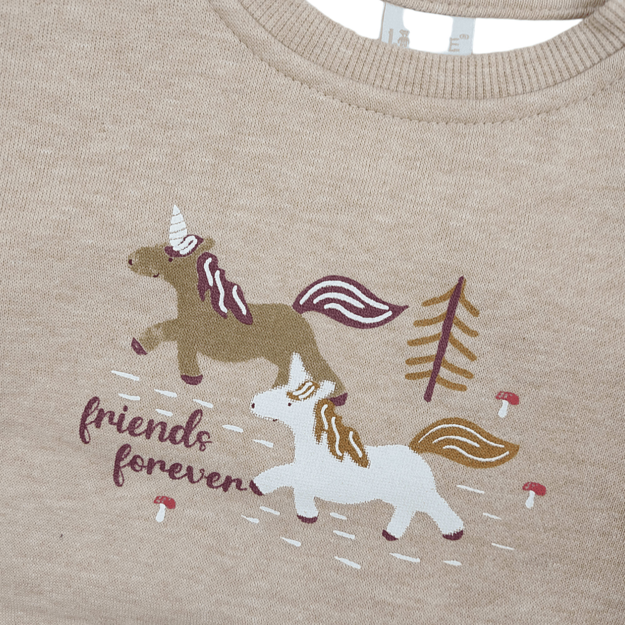 Sweatshirt Einhorn LITTLE Taupe M2000586973307 2