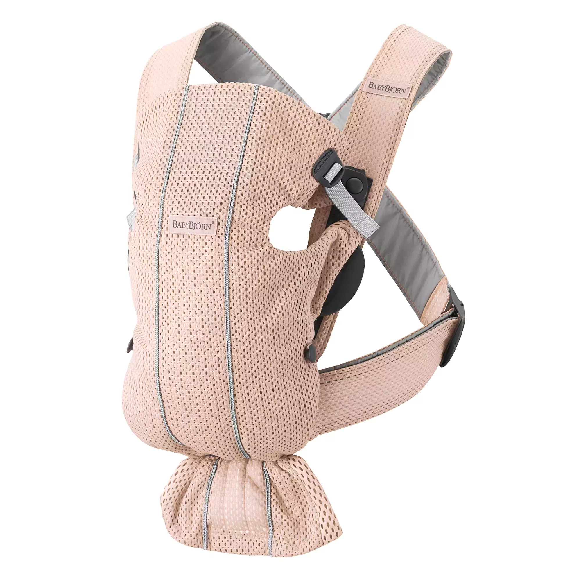 Babytrage Mini 3D Mesh Perlmuttrosa BABYBJÖRN 2000579683404 1