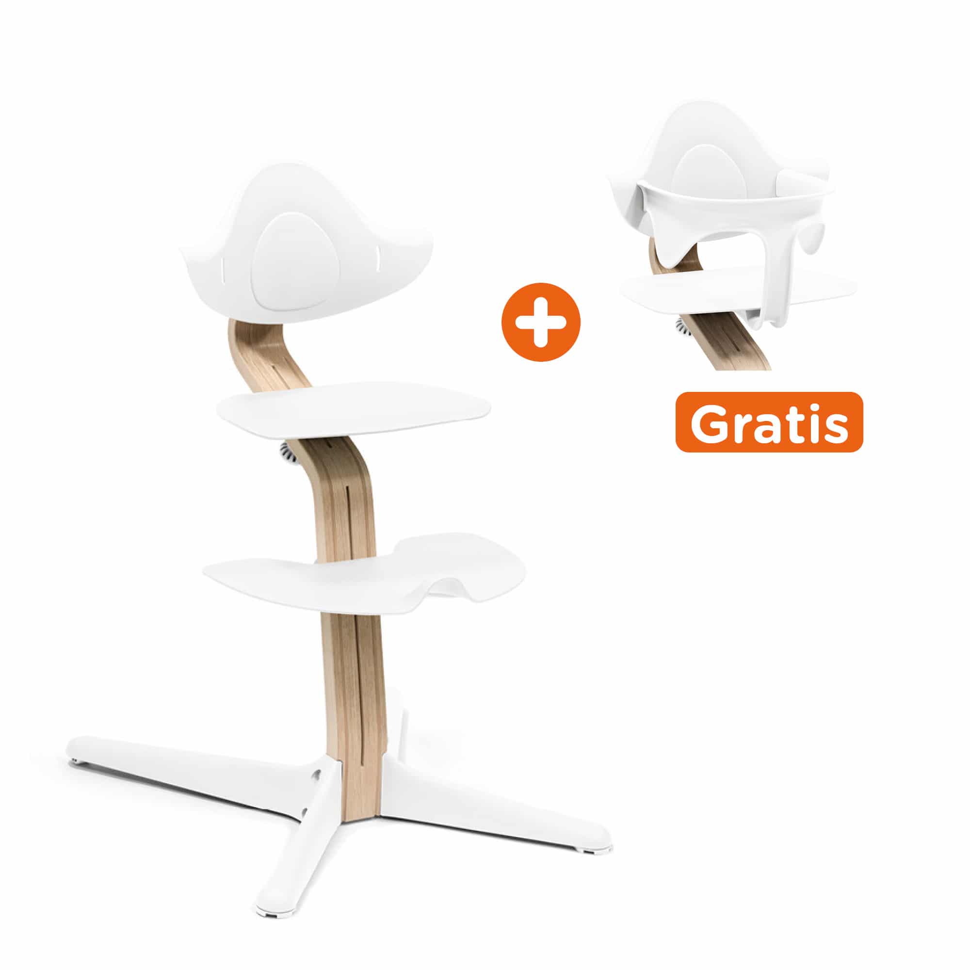 Nomi® Hochstuhl Buche Natural White STOKKE Weiß 2000584226108 1