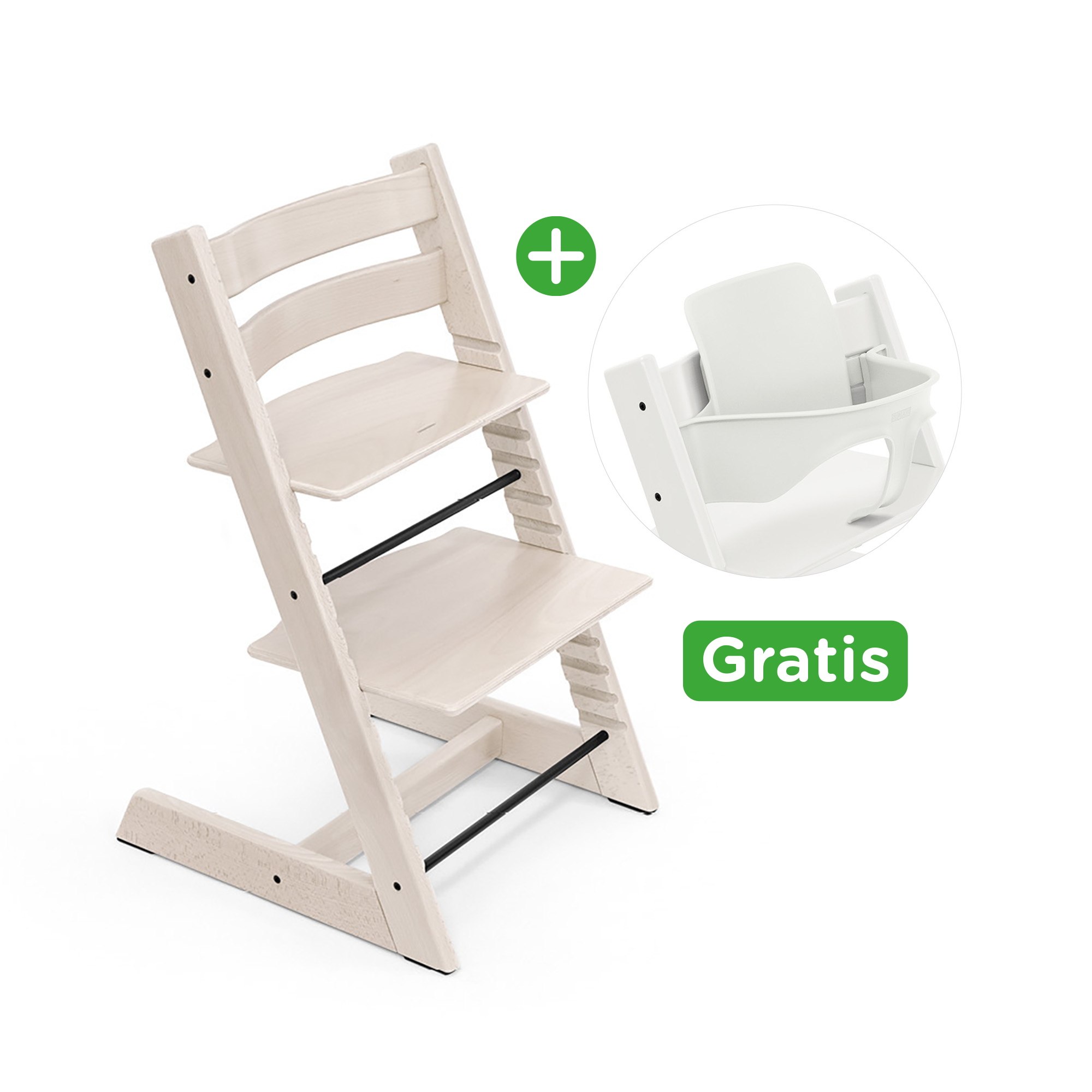 Tripp Trapp® Buche Whitewash STOKKE Beige 2000518445001 1