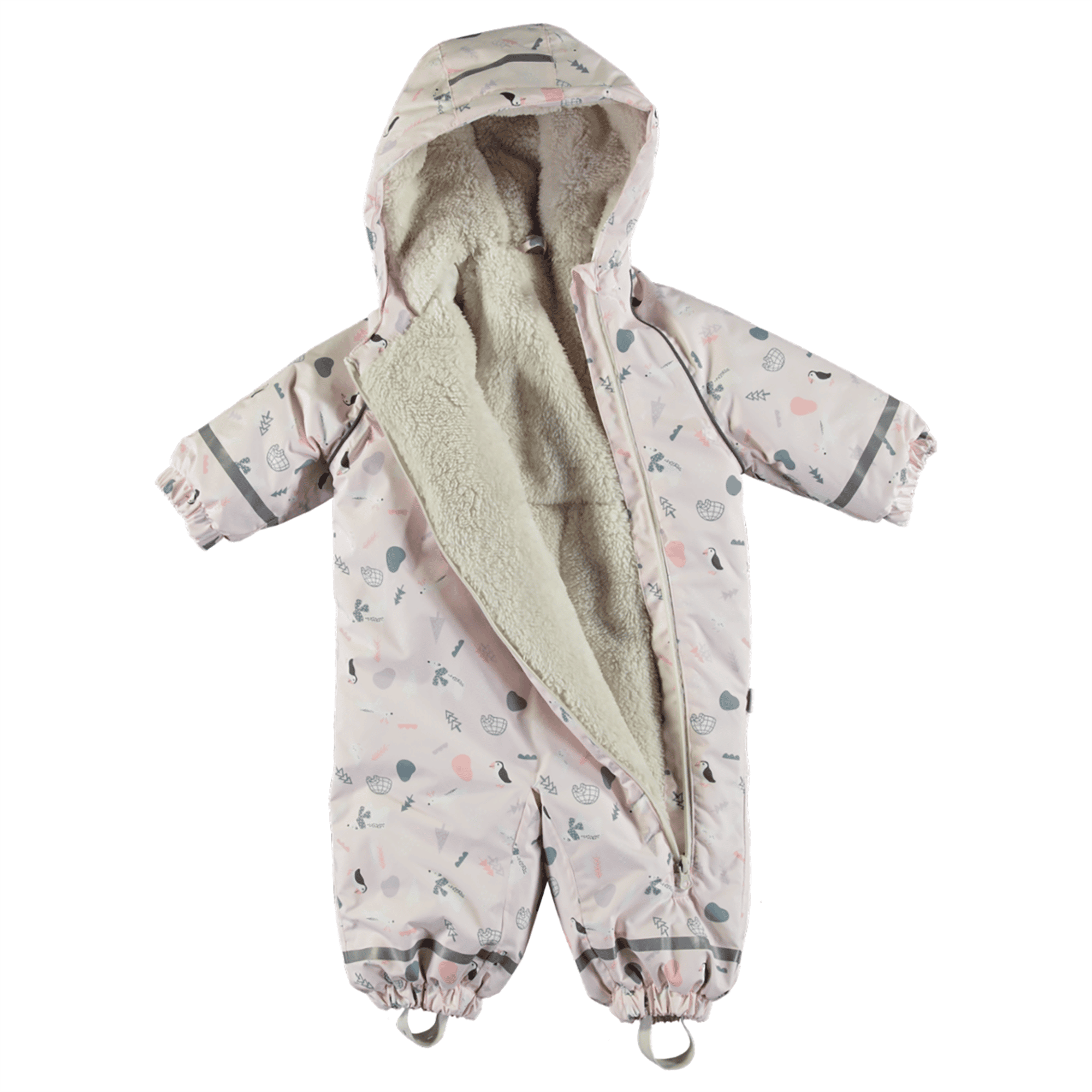 Schneeoverall Wintertiere LITTLE ONE Rosa M2000587055507 2