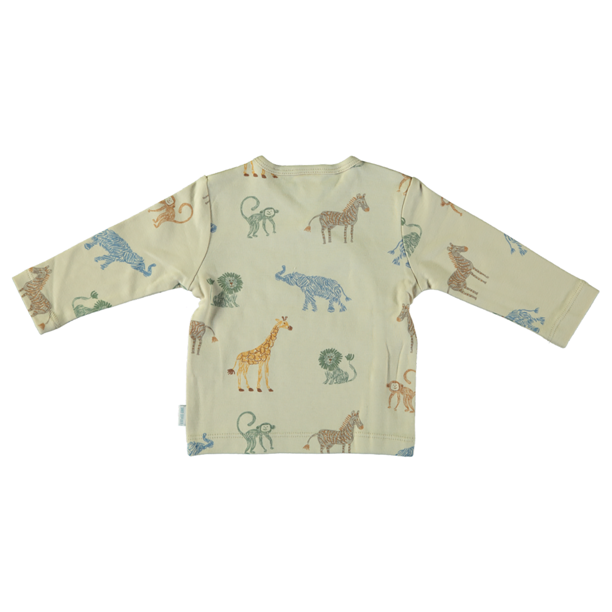 Wickelshirt Tiere LITTLE ONE Beige Hellgrün M2000587058508 2