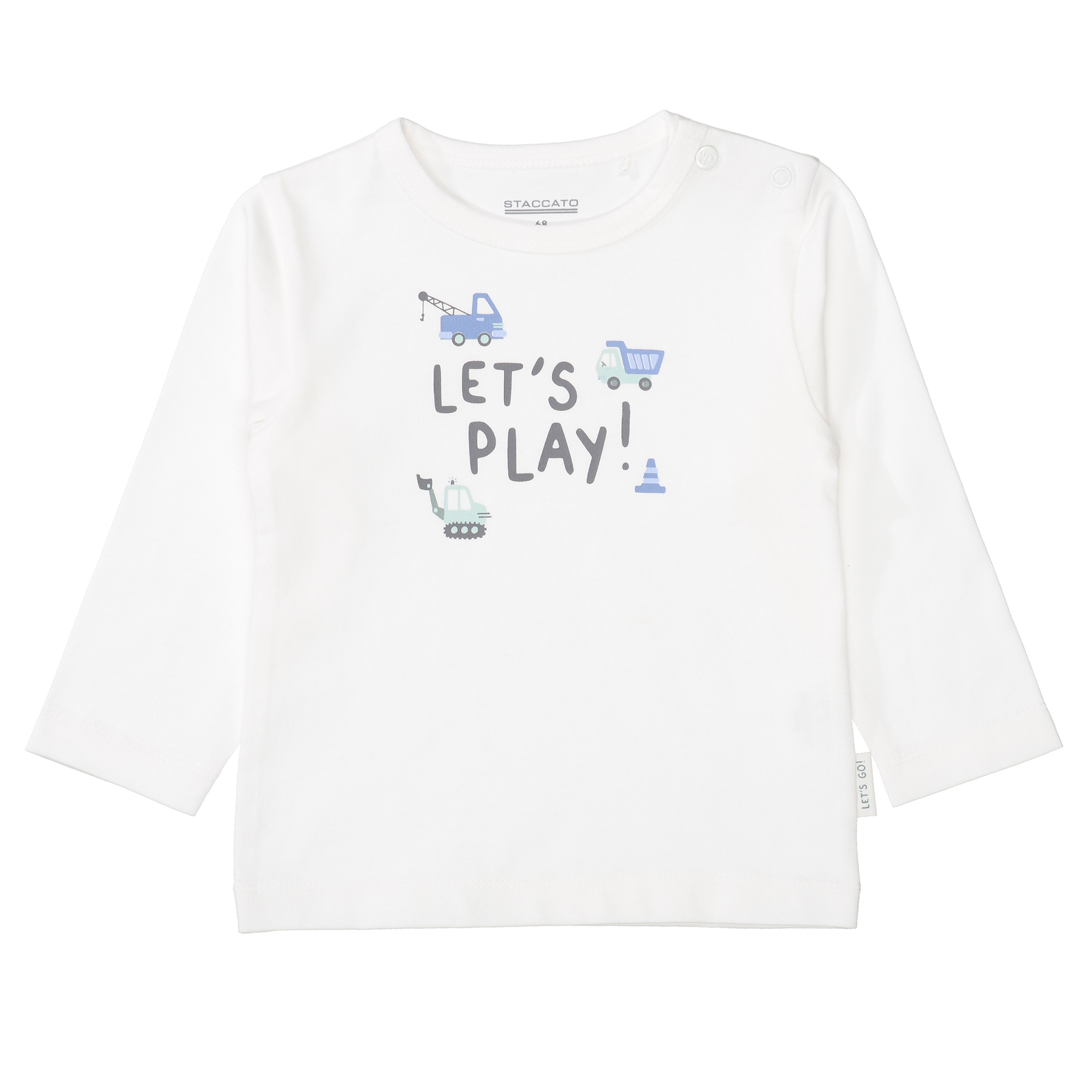 Langarmshirt Let's Play STACCATO Weiß M2000587638908 1