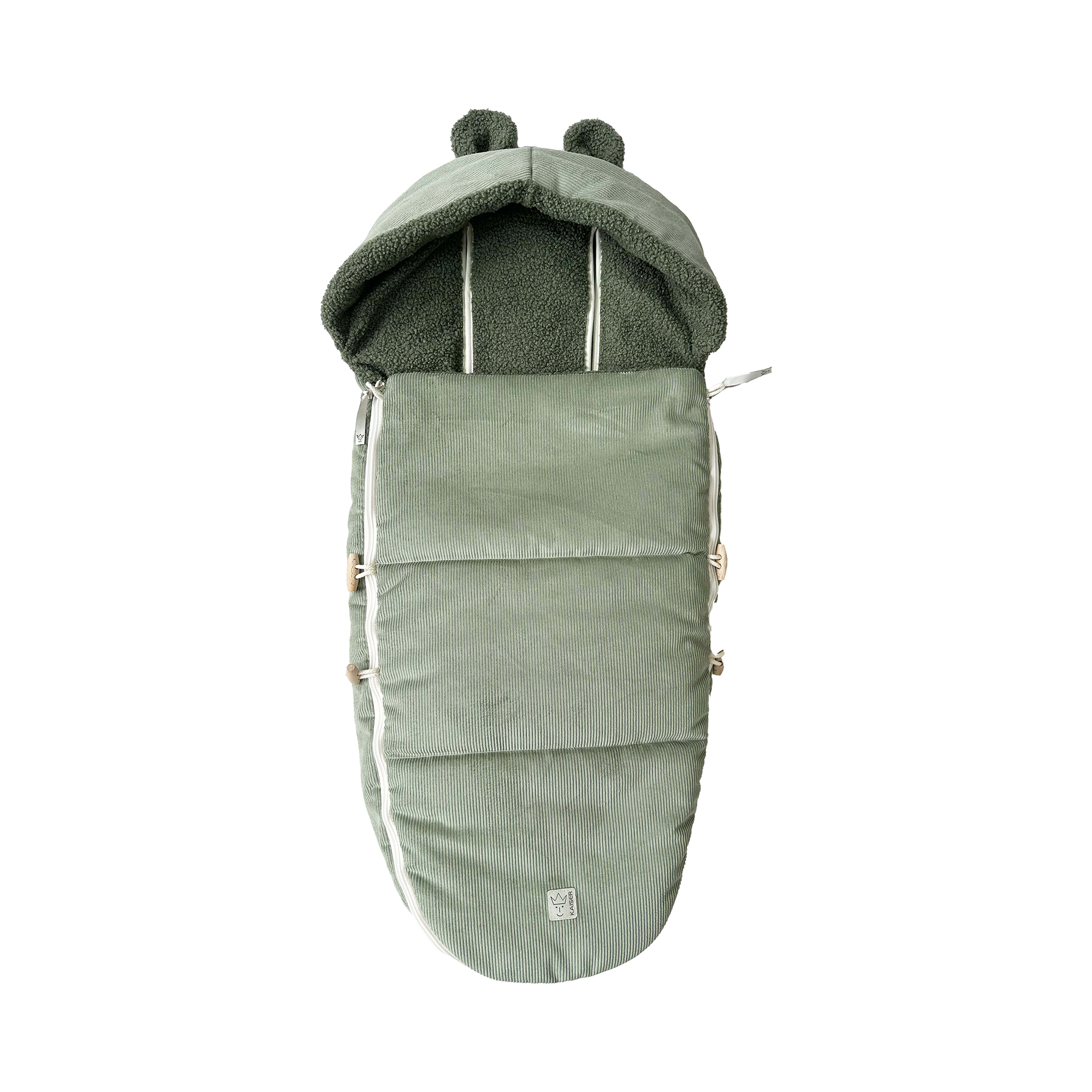 HAU KEA Fleece Fußsack Mineral Green KAISER Grün 2000582596050 1