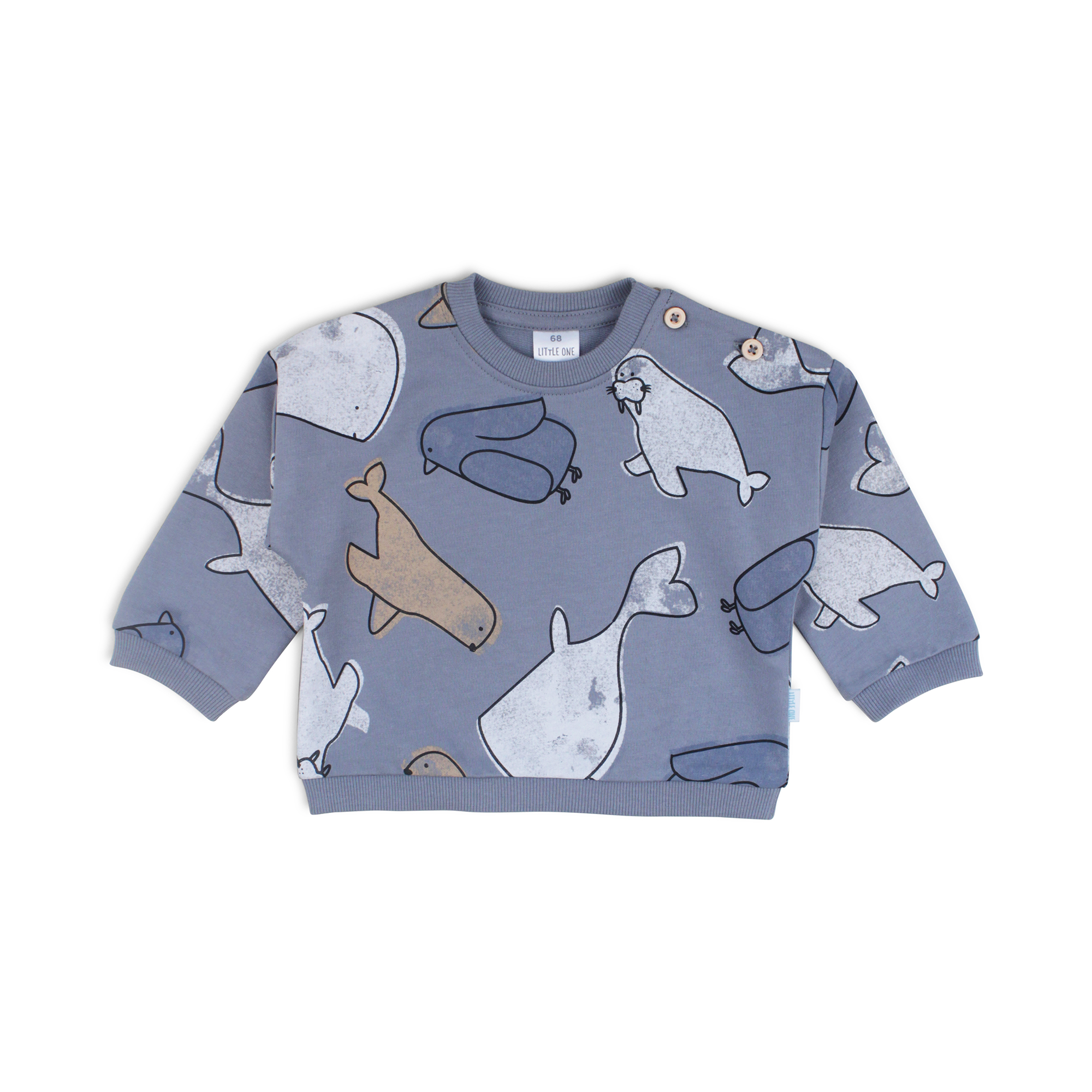 Sweatshirt Arctic Animals LITTLE ONE Blau M2000587223906 1