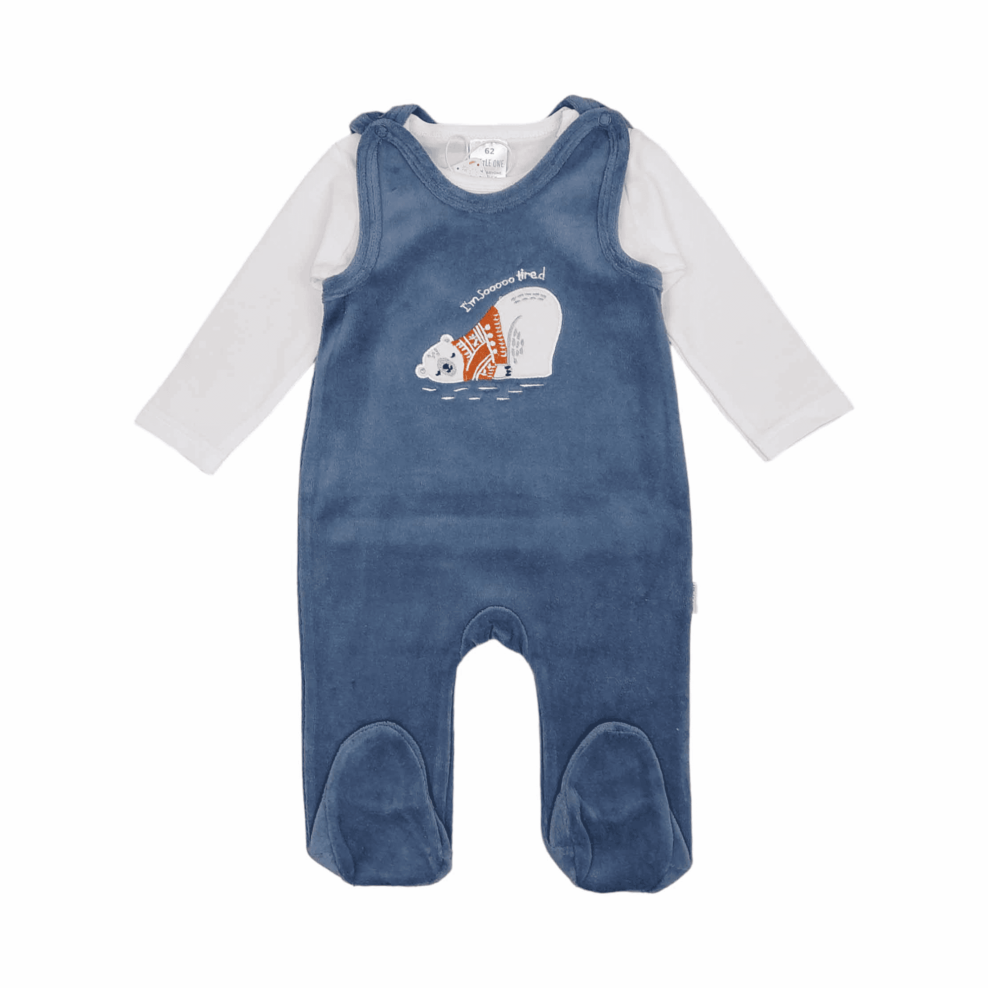 Nicky Strampler-Set Eisbär LITTLE ONE Blau Blau M2000586912702 1