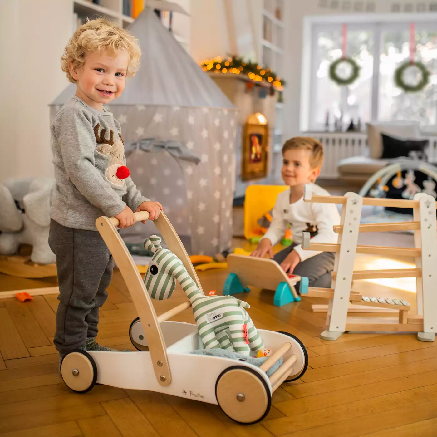 Holz Lauflernwagen Lauflernhilfe kaufen Baby aus & | Walker online